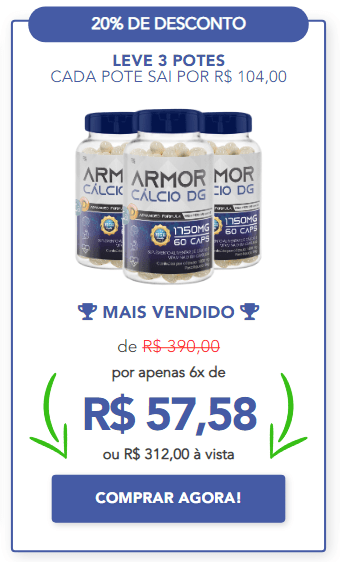 Armor Cálcio DG Preço 2