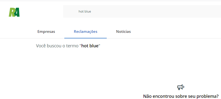 Hot Blue Reclame Aqui